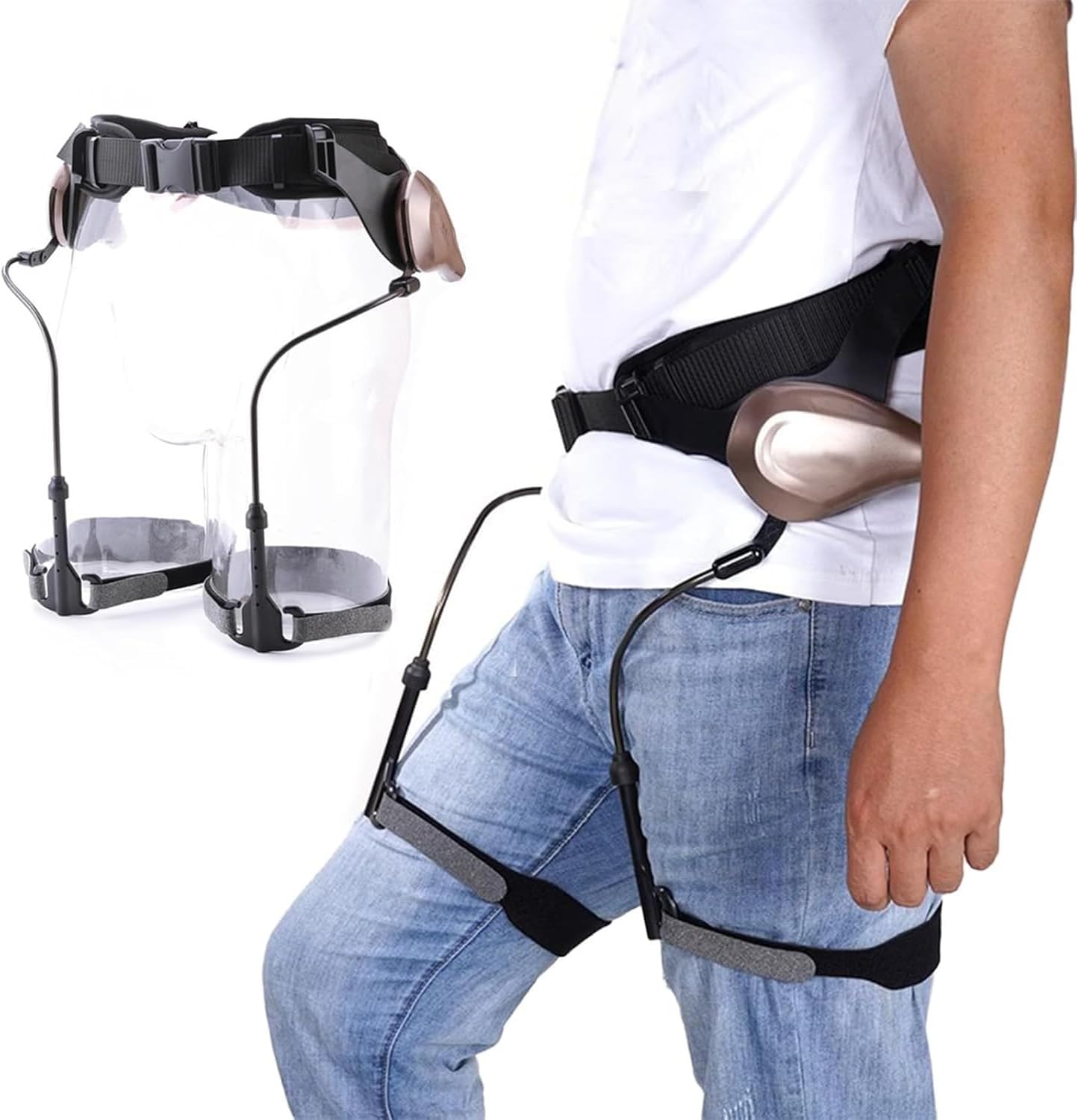 Bionic Body Power Walking Aids, Adjustable Mobility Walking Aids, Walking Saves 50% of Effort, Stroke Hemiplegia Walker, for The People with Limited Mobility