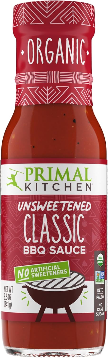 Primal Kitchen Classic BBQ Sauce Organic & Unsweetened, 8.5 Fl Oz