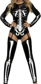 Snazzy Skeleton Sexy Costume