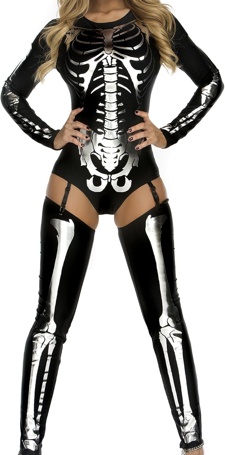 Snazzy Skeleton Sexy Costume