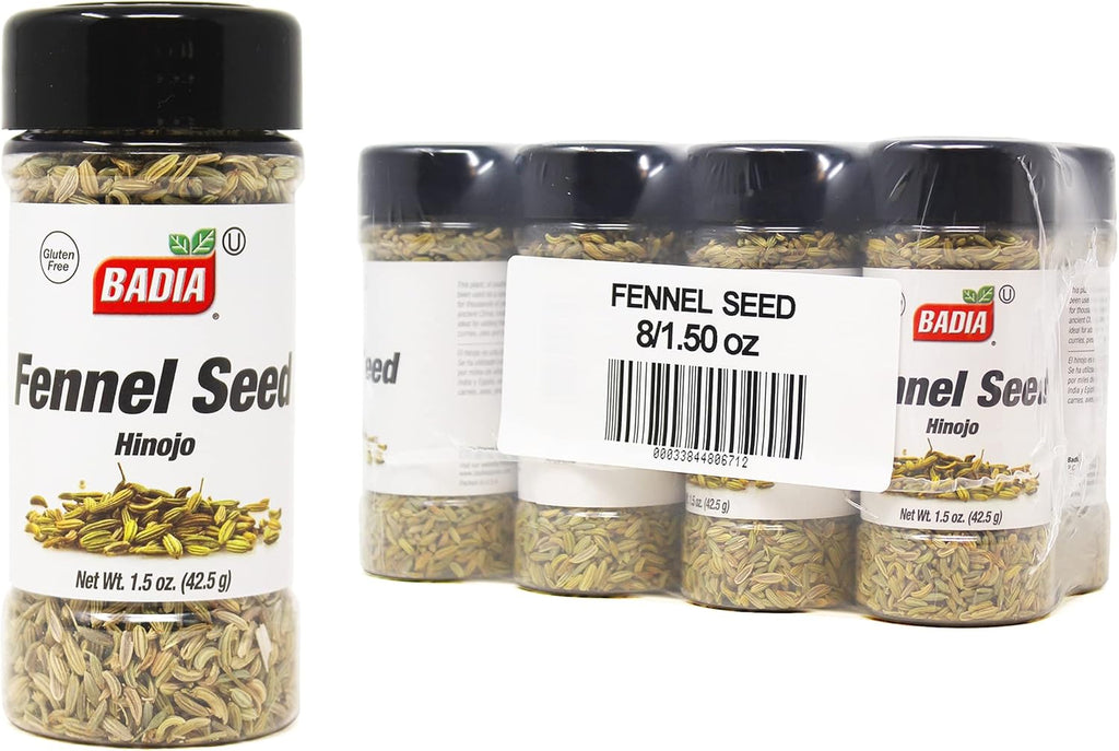 Badia Fennel Seed, 1.5 Oz (Pack Of 8)
