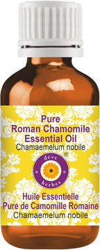 Deve Herbes Pure Roman Chamomile Essential Oil (Chamaemelum nobile) Natural Therapeutic Grade Steam Distilled 2ml (0.06 oz)