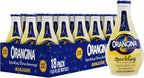 Orangina - Citrus Sparkling Juice Beverage (18 Bottles Total) - Light Pulp - Original Imported European French Recipe - No Artificial Ingredients - (3 Packs of 6 Bottles) (18 x 8.5 oz Bottle)