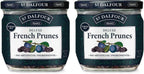 St. Dalfour Deluxe French Prunes - 7oz - All Natural, No Preservatives or Artificial Ingredients - Made in France - Pack of 2