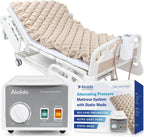 Alcedo Alternating Air Pressure Mattress Pad with Static Mode for Bed Sore and Ulcer Prevention, Hospital & Home Use Medical Mattress for Bedridden Patient, Adjustable Ultra Quiet & Waterproof