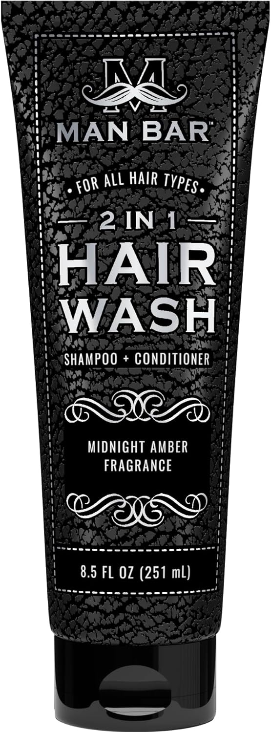 San Francisco Soap Company Man Bar 2 in 1 Hair Wash Midnight Amber - Where Lather Meets Luxury