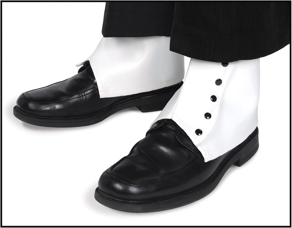 Beistle 60055 White Spats, Multicolor