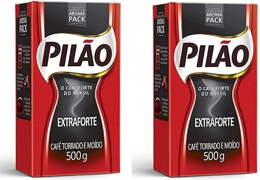 Cafe Pilao Extraforte 500gr 2 Pack, Black