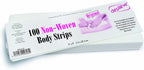 Depileve Body Wax Strips - Hair Removal Waxing Strips for Legs, Arms, Underarms and Bikini - Nonwoven - Pack of 100