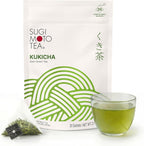 SUGIMOTO TEA Japanese Kukicha Stem Green Tea Bags 20 Count