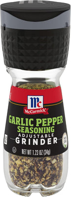 McCormick Garlic Pepper Seasoning Grinder, 1.23 oz