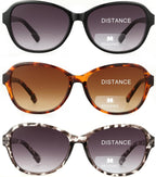3 Pack Bifocal Reading Sunglasses for Women,2 in 1 Sun Readers with Spring Hinge & UV400 Protection
