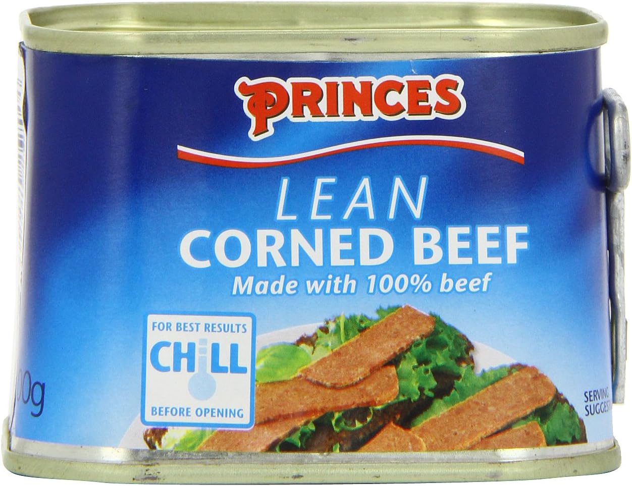 Princes Lean Corned Beef 200 g (Pack of 4)