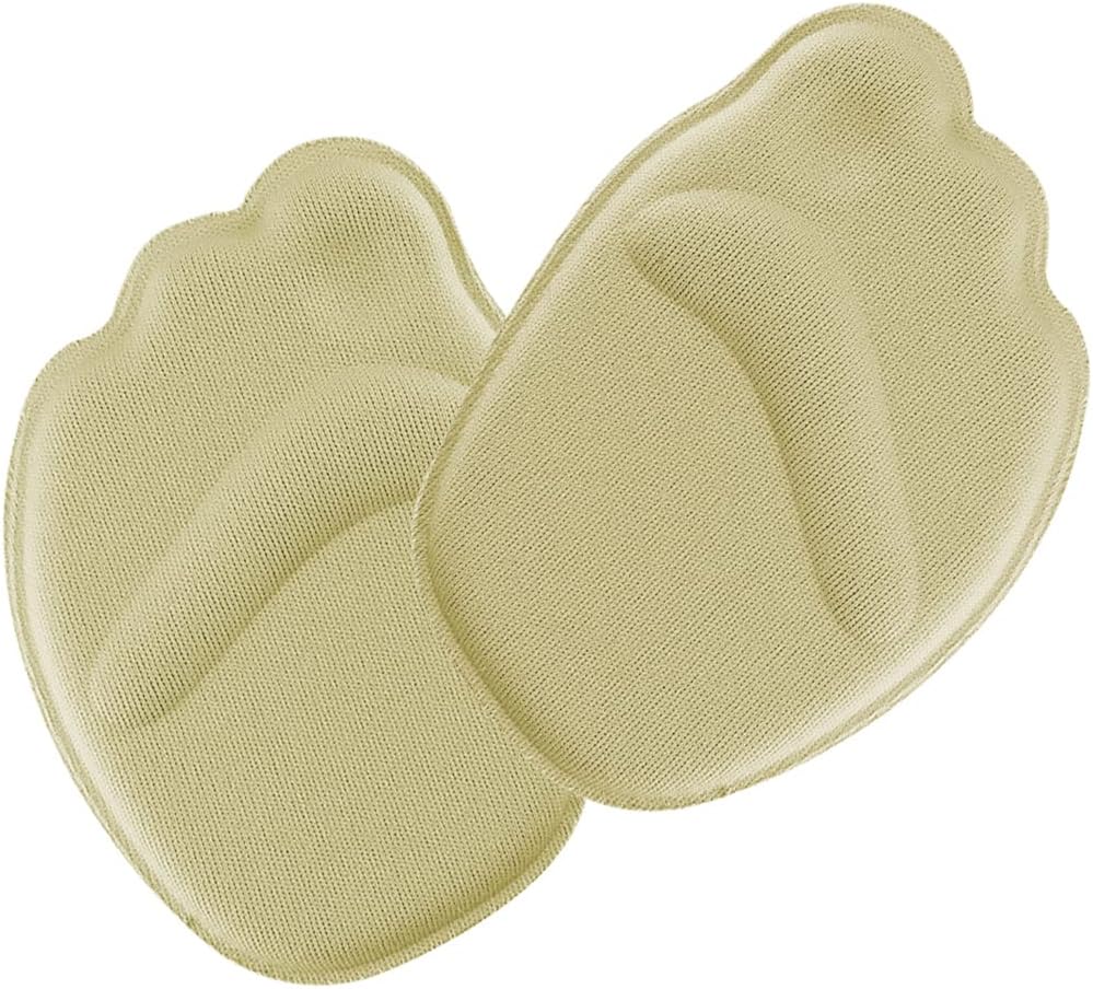 uxcell Lady Heels Forefoot Front Half Insoles Shoes Pad Cushion 2 Pairs Khaki