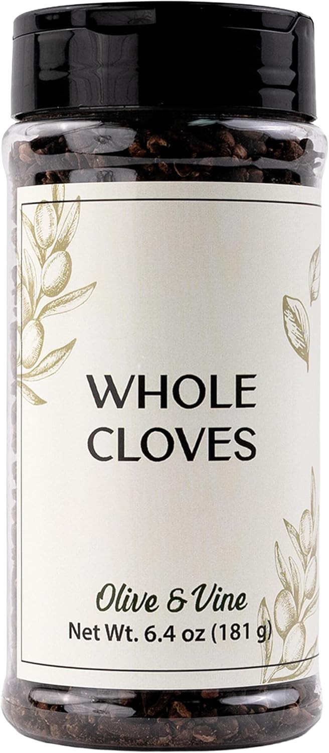 Olive & Vine Whole Cloves, Warm & Spicy, For Baking & Curries, Rich Tradition, Authentic Taste, For Global Recipes (6.4 Ounce)