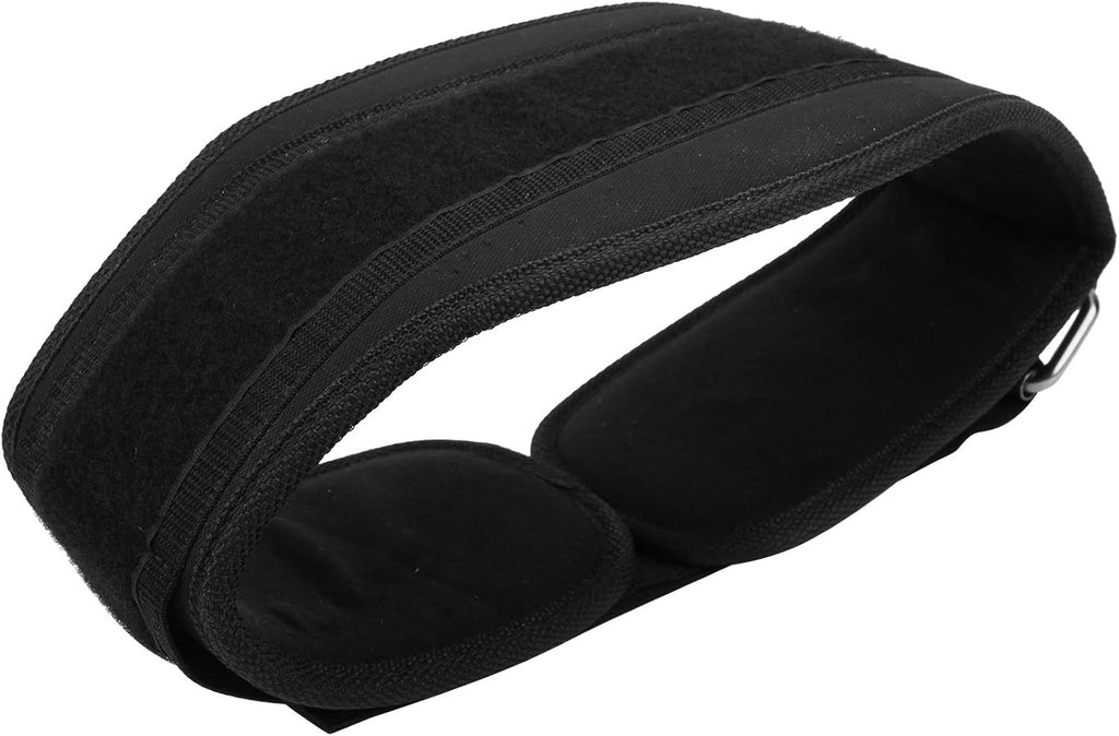 VGEBY Weight Lifting Belt Nylon Black 4 Szie Back Support Fitness Training Waist Support Brace Widen Bodybuilding Office Supplies for Men Women