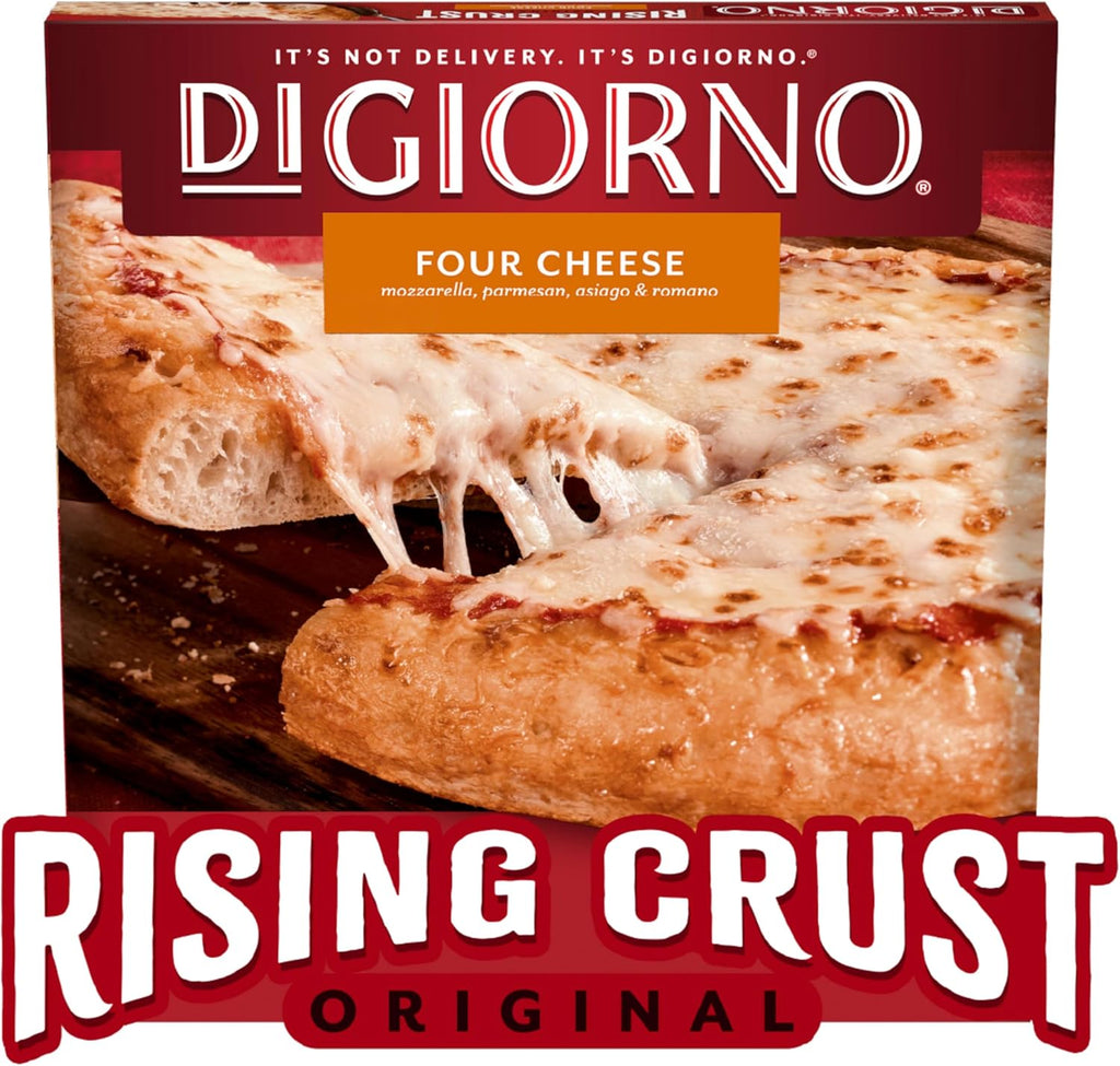 Digiorno Frozen Pizza, Rising Crust, Four Cheese Pizza, Family Dinner