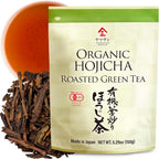 YAMASAN KYOTO UJI Hojicha Tea, Roasted green Tea, Low caffeine, JAS Certified Organic, Japanese Tea, 150g Bag