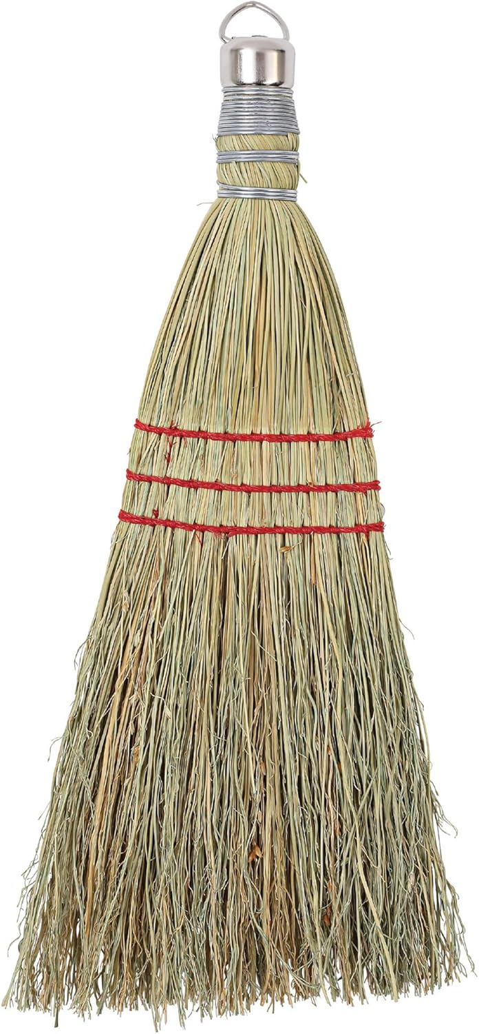 Genuine Joe Whisk Broom, Metal Hang Ring, Natural, 1 Count