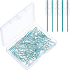 Interdental Brush Dental Picks Tooth Floss Interdental Brush Between Teeth Refills White Refills for Tooth Cleaning(100 Pieces,Tight)