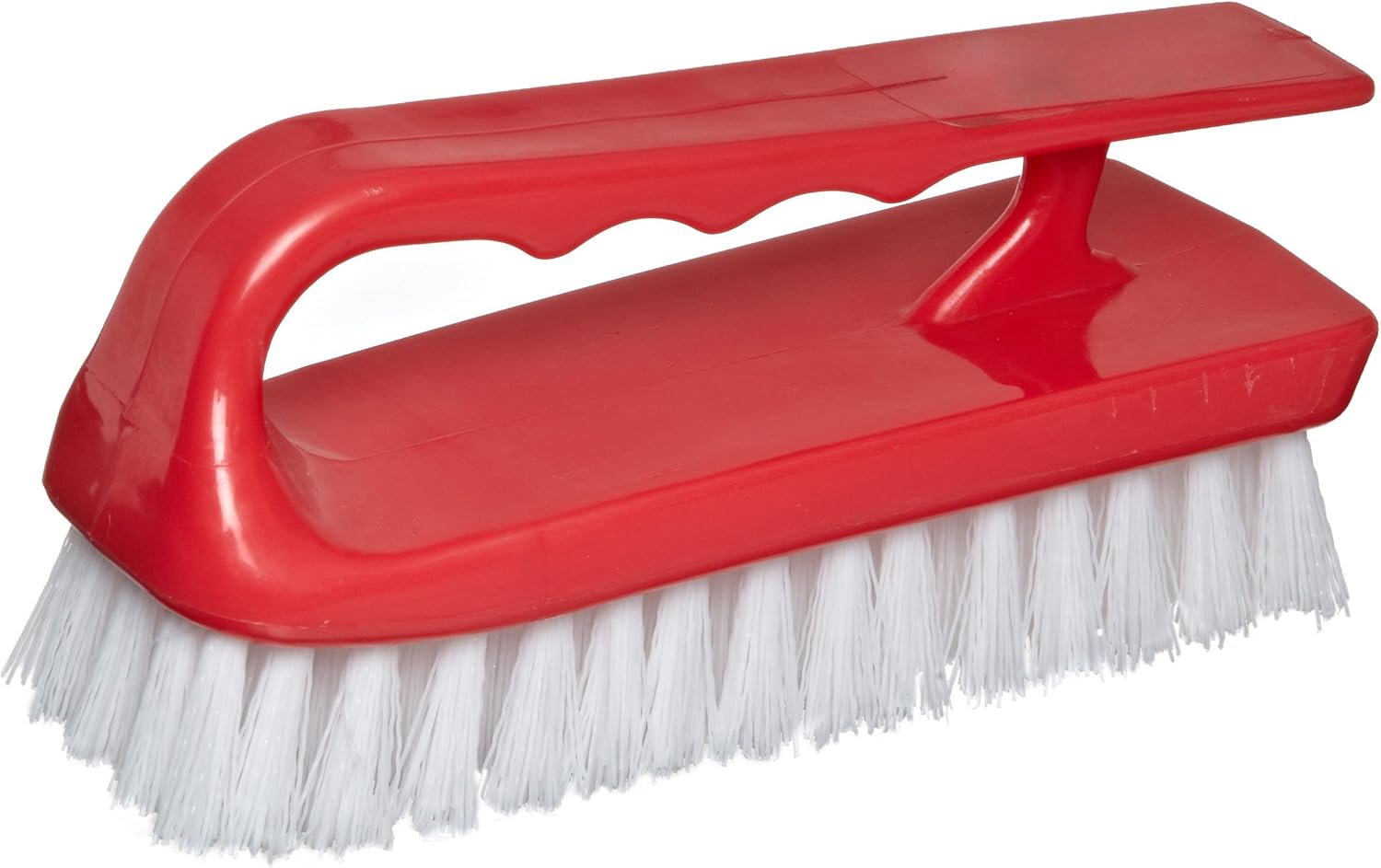 Weiler 44395 6" Block Size, Iron Style Plastic Block, White Polypropylene Fill, Hand Scrub Brush
