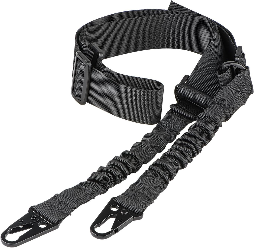 CVLIFE Two Points Rifle Sling with Length Adjuster Traditional Sling with Metal Hook for Outdoors