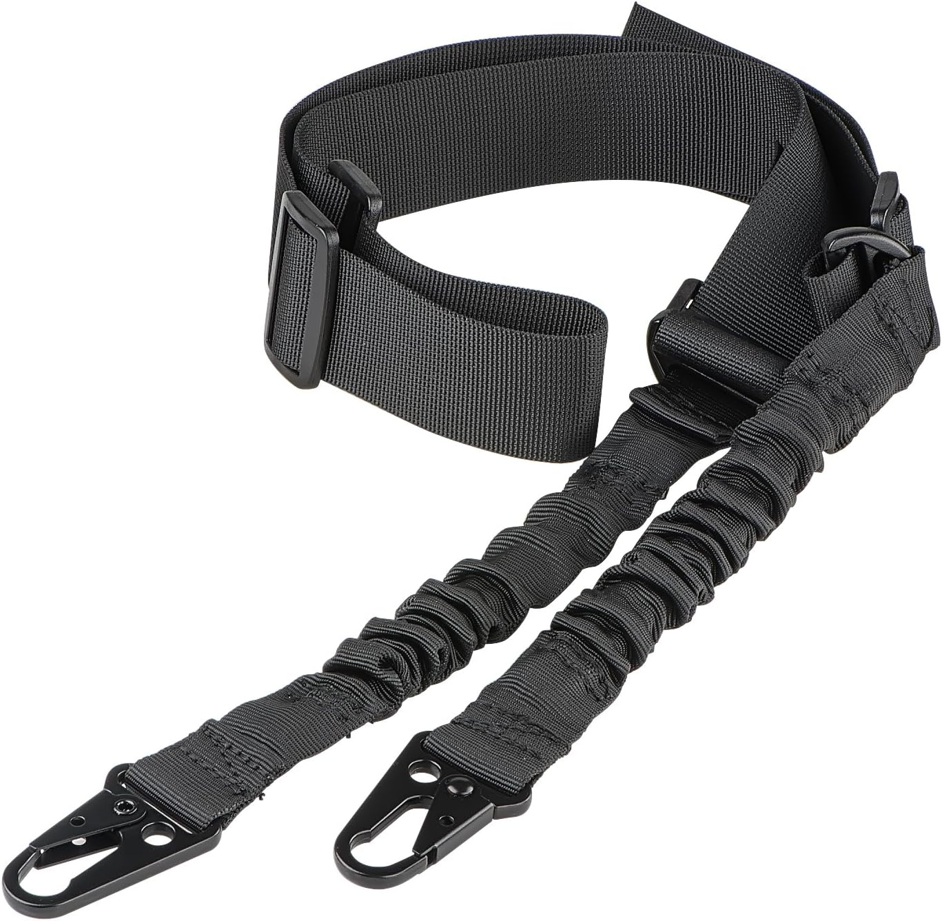 CVLIFE Two Points Rifle Sling with Length Adjuster Traditional Sling with Metal Hook for Outdoors