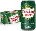 Canada Dry Ginger Ale Soda, 12 fl oz cans, 12 pack