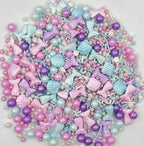Sentovac Edible Mermaid Pearl Shell Sprinkles | Edible Cake Cupcake Sprinkles 1 Bottle 3.53oz/ 100g | Cookie and Ice Cream Topper Decoration Supplies