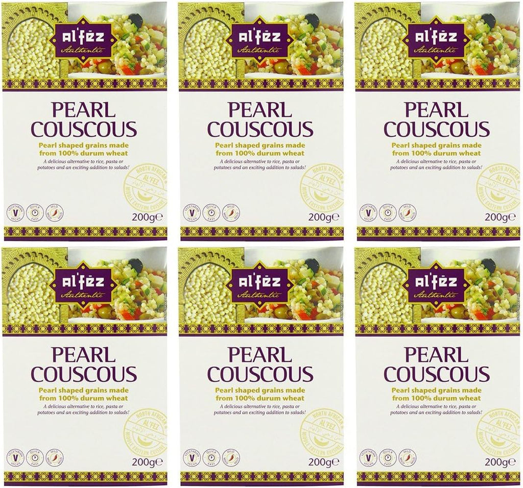 (6 Pack) - Al Fez - Pearl Couscous | 200g | 6 Pack Bundle