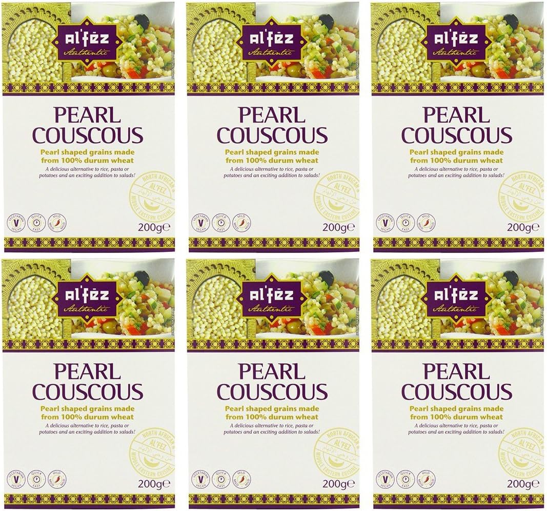 (6 Pack) - Al Fez - Pearl Couscous | 200g | 6 Pack Bundle