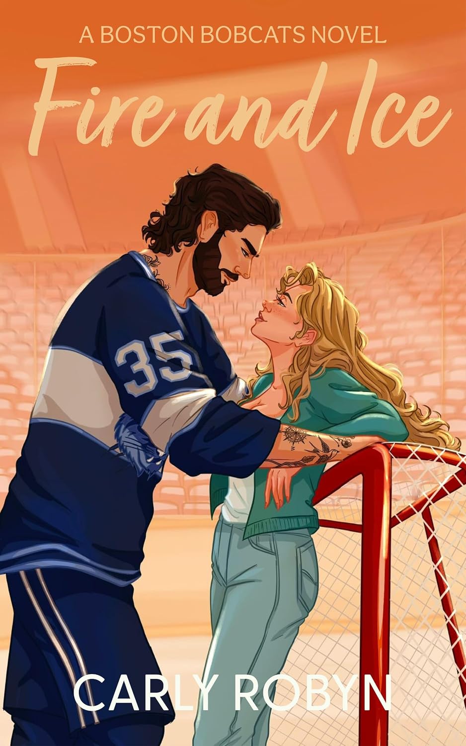 Fire and Ice: A Fake Dating Hockey Romance (Boston Bobcats Book 2)