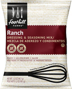 Foothill Farms Ranch Dressing Seasoning Mix, Blend of Tangy Herbs & Spices, Fresh-Made Taste, Thick, Rich & Creamy, 3 oz Pouch (Pack of 18)