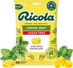 Ricola Big Bag Sugar Free Lemon Mint Cough Drops, 45 Drops, 1 Count