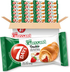 7Days Soft Croissant, Strawberry Vanilla Filling, Perfect Breakfast Pastry or Snack, Non-GMO (Pack of 24)