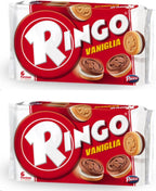 Pavesi: "Ringo" Vanilla Biscuits 6 portions with 6 biscuits - 11.6 Oz (330g) Pack of 2