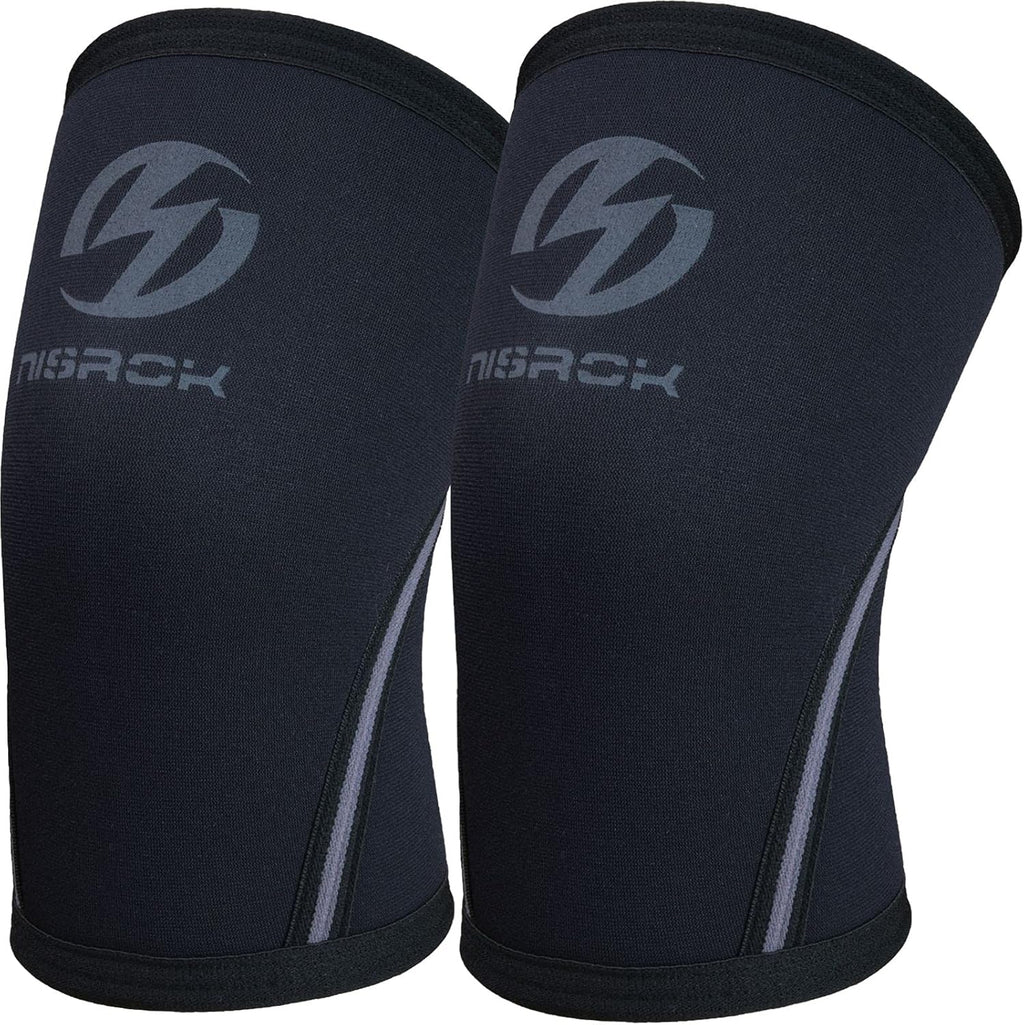 Elbow Sleeves (Pair),Support for Weightlifting,Powerlifting,Squat,Basketball and Tennis,5mm Neoprene Compression Brace for Both Women and Men (X-Large, Black New)