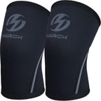 Elbow Sleeves (Pair),Support for Weightlifting,Powerlifting,Squat,Basketball and Tennis,5mm Neoprene Compression Brace for Both Women and Men (X-Large, Black New)