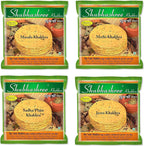 Khakhra Combo (Plain, Jeera, Masala & Methi) 4 Packs x 200g Each | Whole Wheat | No Palm Oil | No Maida Authentic Gujarati Healthy Snack
