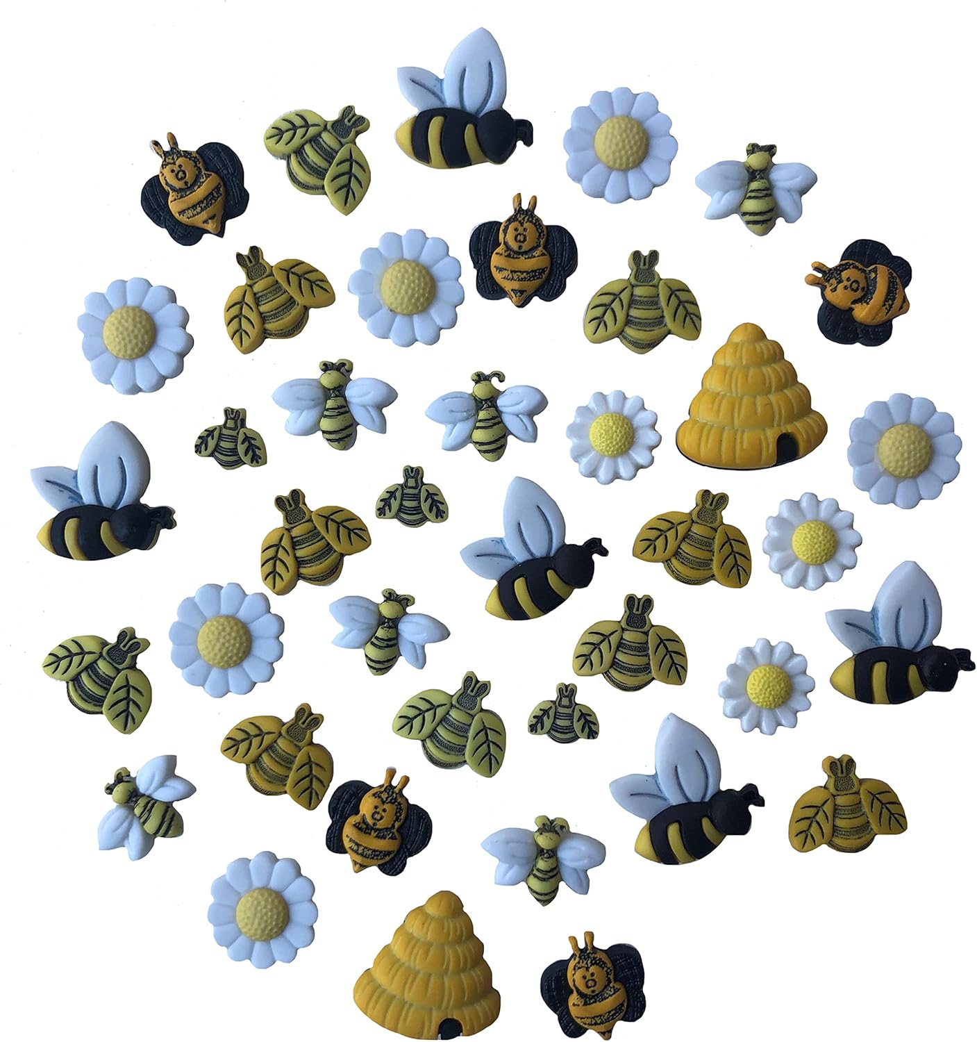 Buttons Galore Craft & Sewing Button Super Value Pack (Bees)…