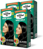 Super Vasmol 33 Kesh Kala 100ml (Pack of 4)