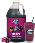 JOLLY RANCHER® Grape Beverage Mix – Fruit Flavor Slushie Mix for Machine, 1/2 Gallon Bottle – Frozen Drink Concentrate, 5:1 Ratio for Slushie & Frozen Drink Machines