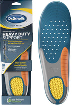 Dr. Scholl's Heavy Duty Support Pain Relief Orthotics, Designed for Men Over 200lbs with Technology to Distribute Weight and Absorb Shock with Every Step (for Men's 8-14) (Pack of 12)