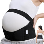 NeoTech Care Pregnancy Belly Band Maternity Belt, Back/Abdomen/Waist/Pelvis Support (Size L, Black Color)