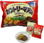 Country Ma'am Chocolate Chip Cookies Vanilla& Cocoa Flavors Bag of 19 Individually Wrapped Japanese Food