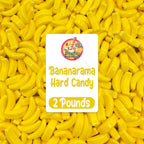 Bananarama Banana Candy – 2 LB Bulk Banana Flavored Hard Candy – Yellow Banana Candies – Candy Bananas for Gumball Machine Refills, Buffets, Party Favors, Gifts & More