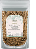 Starwest Botanicals Organic Devil's Claw Root - Dried Herb for Tea & Natural Herbal Blends, Pure Devil's Claw Root, Cut & Sifted, Certified Kosher, Non-GMO - 4 oz Pouch