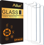 Ailun Screen Protector for iPhone 12 / iPhone 12 Pro 2020 6.1 Inch 3 Pack Case Friendly Tempered Glass