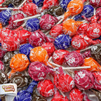 POPS Lollipops 1 lb – Bulk Bag, 5 Assorted Flavors, Gluten Free, Chewy Center & Hard Candy Coating, Individually Wrapped Suckers (24 Pieces)