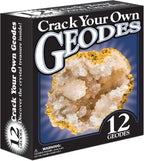 Blue Marble Break Open 12 Geodes – Geode Kit with 12 Premium, Break Your Own Geodes Filled with Crystals, Geology Gifts, Science Toys, Earth Science Kit, Crystals for Kids, Fun Stuff for Kids